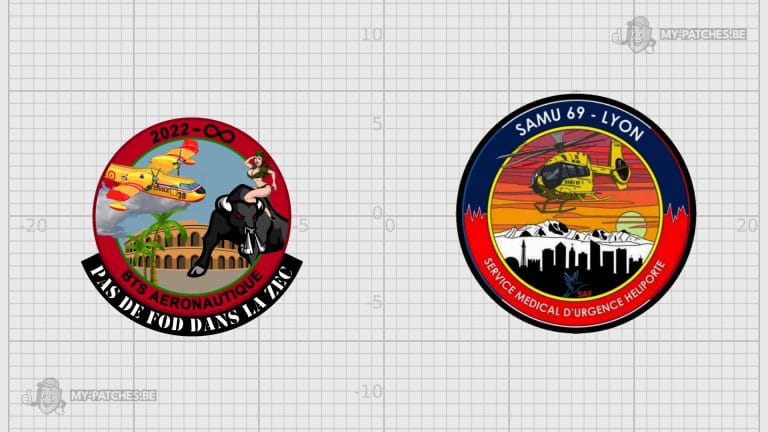 Avant - Image d'un croquis d'écussons