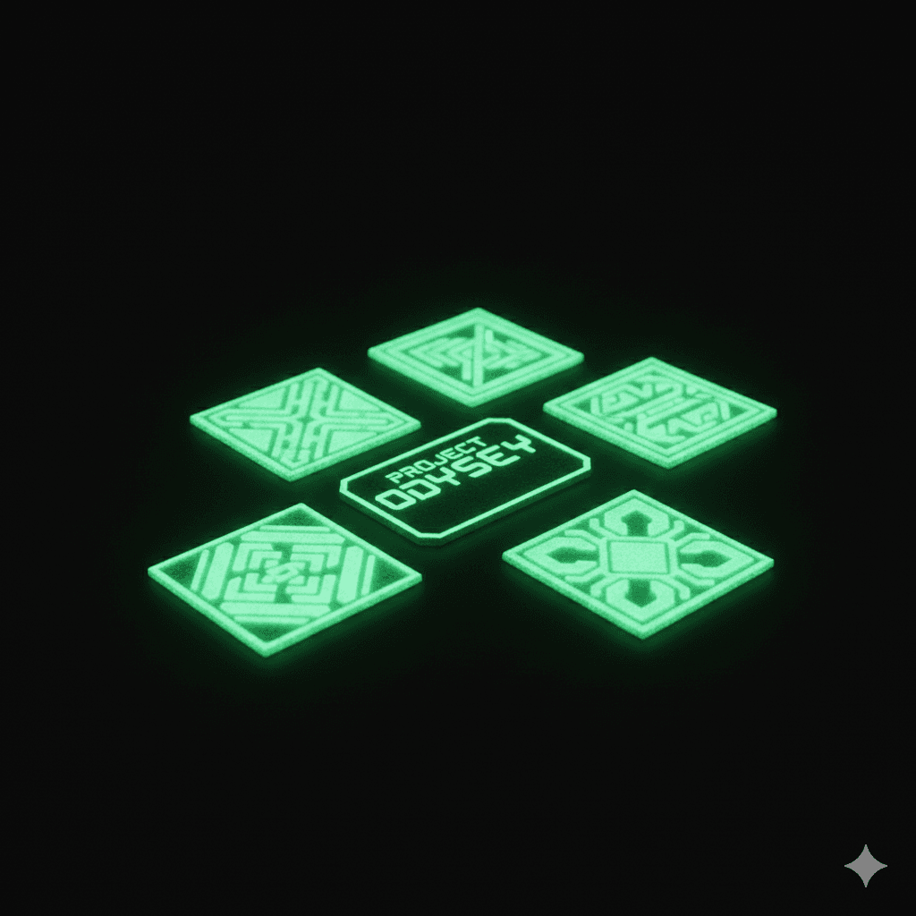 Phosphorescent patches personnalisé
