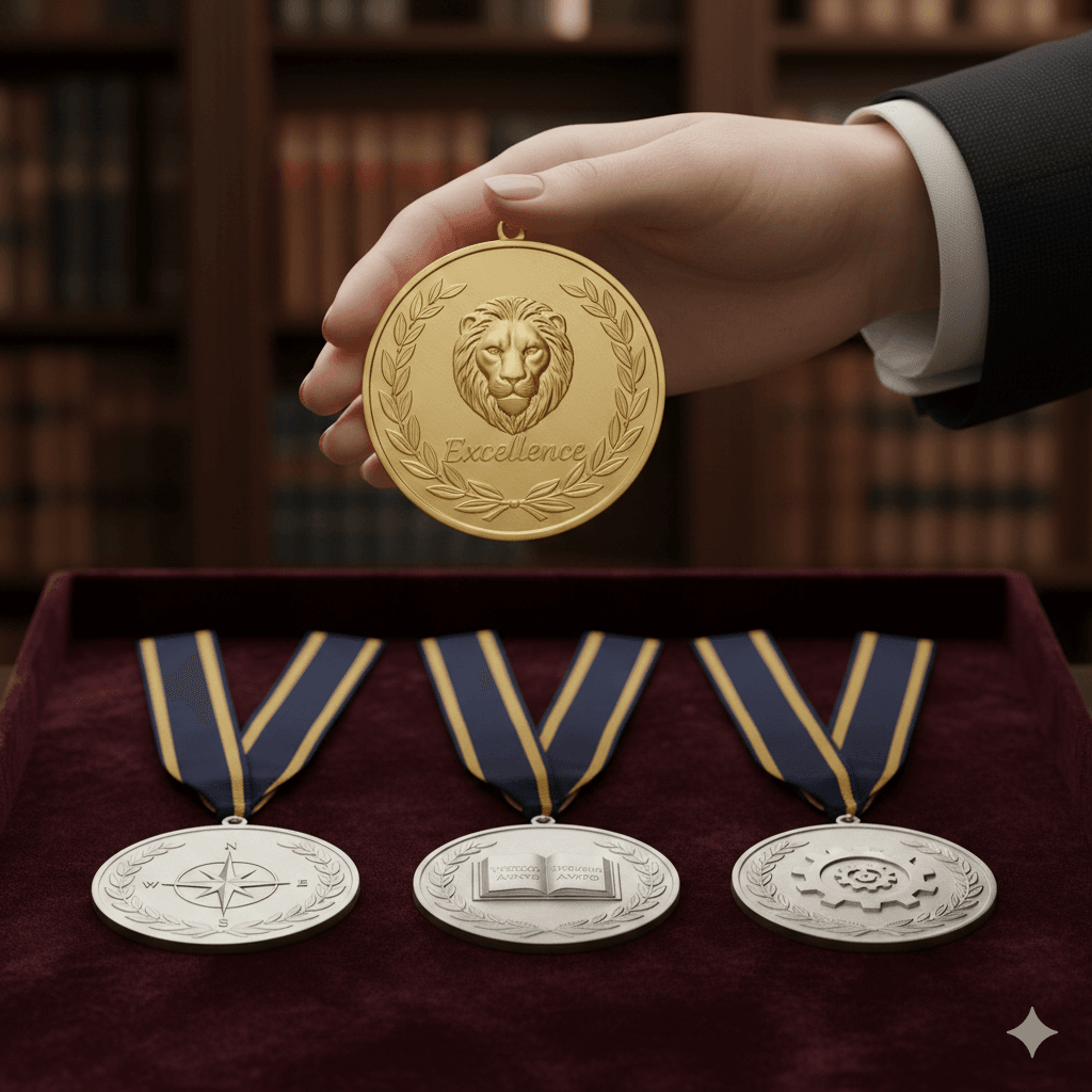 Succès medals coins